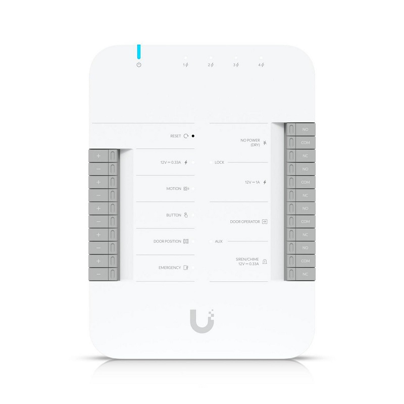 Billede af Ubiquiti UniFi enkelt dør adgangskontrol enhed 5x 10/100/1000 Base-T, PoE++. UA-HUB-DOOR